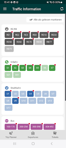 ÜSTRA Screen 3