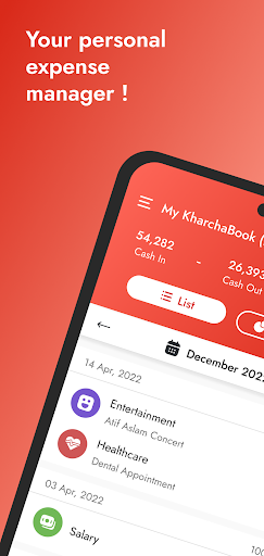 Android application Kharcha Book - Expense Manager screenshort