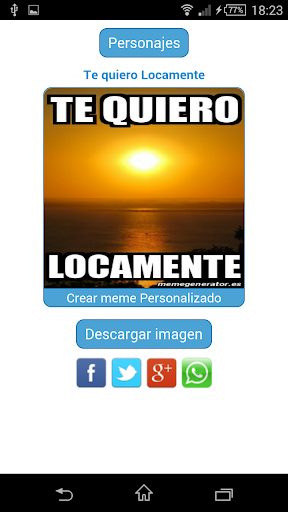 MemeGenerator.es: Crear memes Screen 2