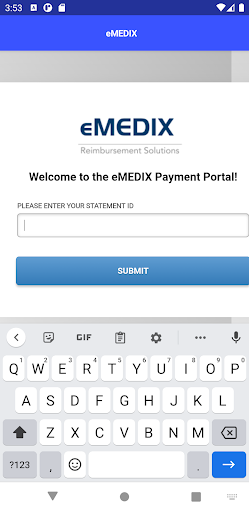 eMEDIX Payment Portal Screen 2
