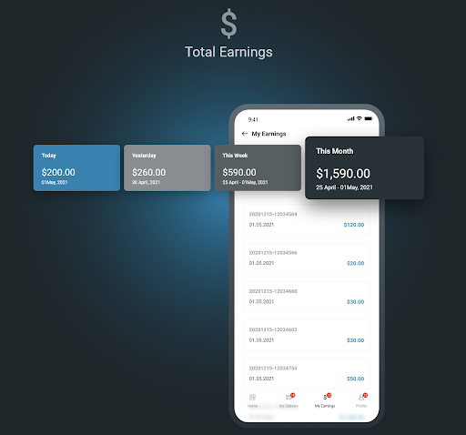 Android application Afrishop Delivry screenshort