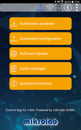 Android application v-link screenshort
