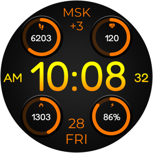 Digital ASIA Sport Watch face Download on Windows