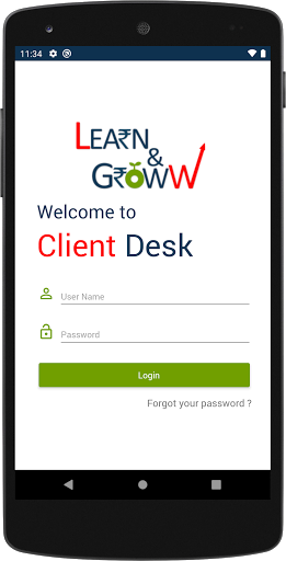 Android application Learn and Groww screenshort