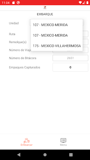 CIMAA Shipment Screen 2