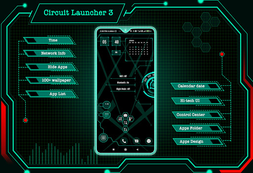 Android application Circuit Launcher 3 - Applock screenshort