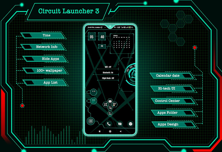 Circuit Launcher 3 - Applock - 18.0 - (Android)