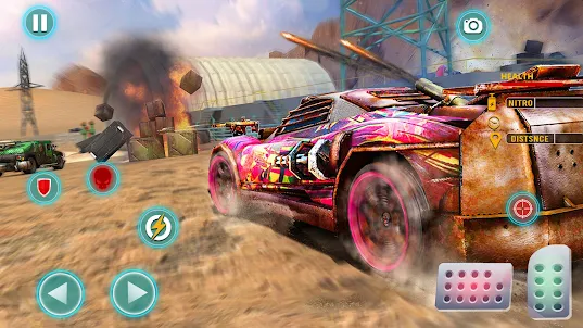 Car Shooting Racing Game