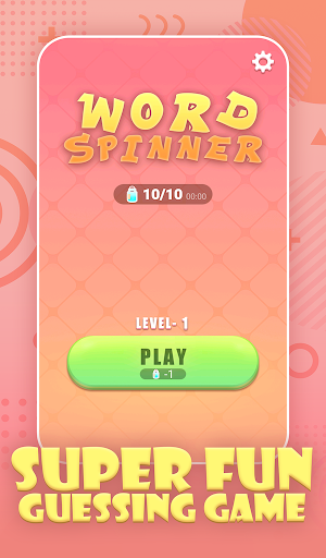 Android application Word Spinner screenshort