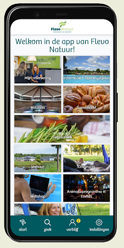 Android application Camping Flevonatuur screenshort