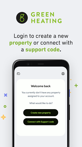 Android application Green Heating screenshort
