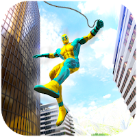 Flying Rope Hero Crime Game Miami Crime Simulator
