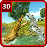 New Crocodile Beach Attack: Real Animal Simulator icon