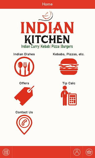 Android application Indian Kitchen Larne screenshort