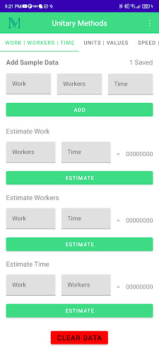 Unitary Methods Screen 2