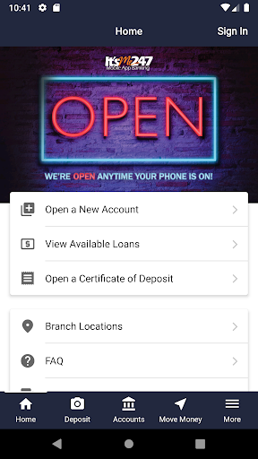 Android application NYEFCU Mobile screenshort