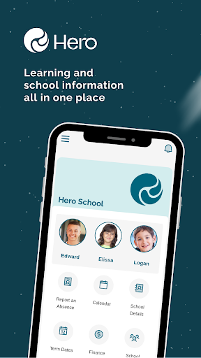 Android application Hero screenshort