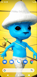 Smurf Cat Blue Wallpapers