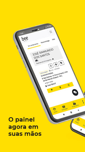 Android application Bee Delivery - Chamar entregad screenshort