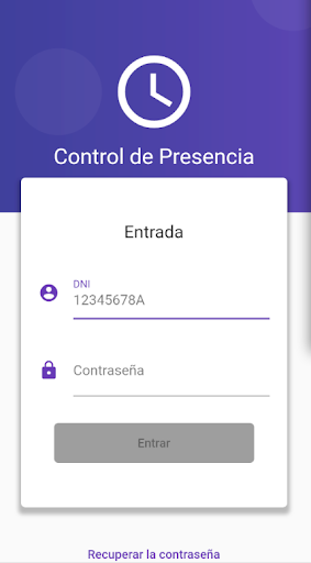 Android application Beat Control de Presencia screenshort