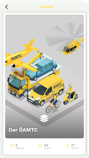 ÖAMTC Lehrlingsrallye App Screen 2