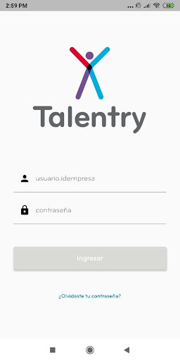 Android application Talentry screenshort