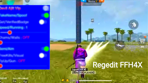 Android application Regedit H4X Mod Menu Fire Ha screenshort