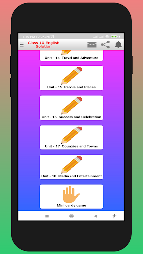 Class 10 English Guide Screen 3
