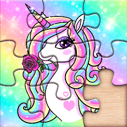 「Unicorn Puzzles Game for Girls」圖示圖片