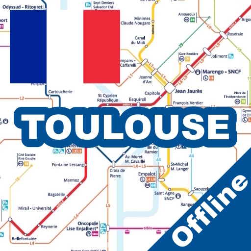 Toulouse Metro Tram Bus Travel logo
