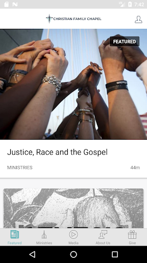 Android application Chapel App screenshort