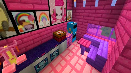 Kawaii Pink Minecraft Mod 2024 for Android - Free App Download