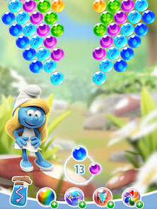 Screenshot 19 Los Pitufos - Bubble Pop Saga android