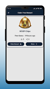 Wsop chips Rewards