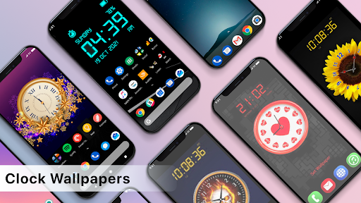 Clock App Wallpaper Live Screen 2