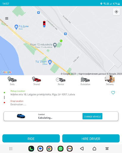 Carooze Driver Screen 3