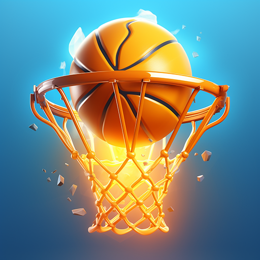 Basketball flick game slam  Icon