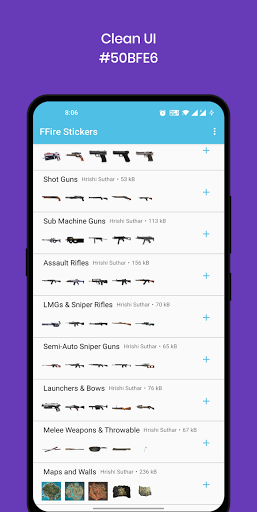 FFire Stickers Screen 3