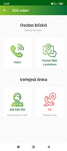 Zdravi na klik Screen 2