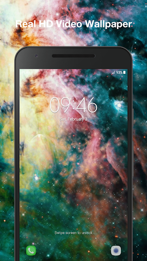 Galaxy Nebula Live Wallpaper Screen 3