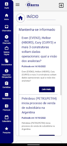Android application Grotta screenshort