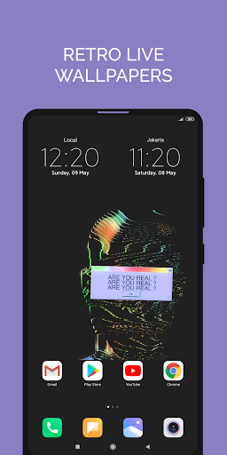 Retro Art Live Wallpaper