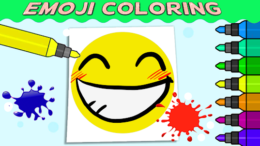 Emoji Art: Coloring book
