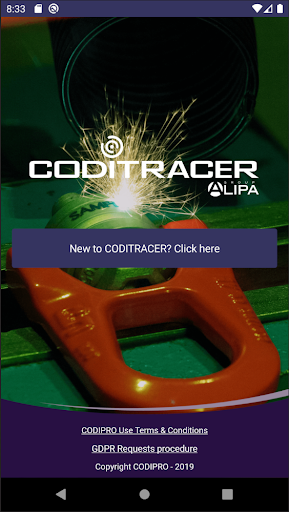 Android application Coditracer screenshort
