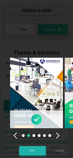 Clean Proposals Screen 3