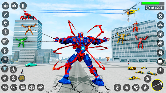 Spider Rope Hero - Robot Game