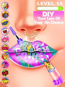 Lip Art : Lipstick Salon Games