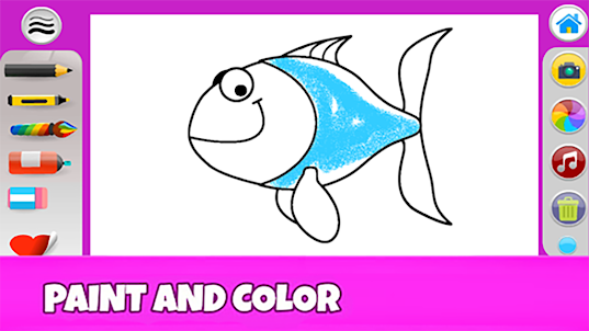 색칠 게임: 아이들을 위한 색칠 공부