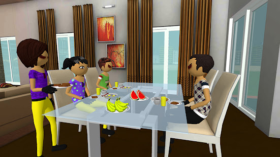 Virtual Stickman Family Life Adventure: Stick Game apklade screenshots 1