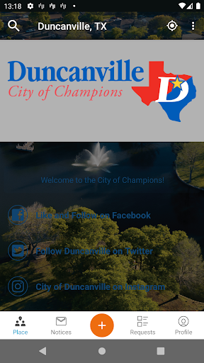 Android application OurDuncanville screenshort